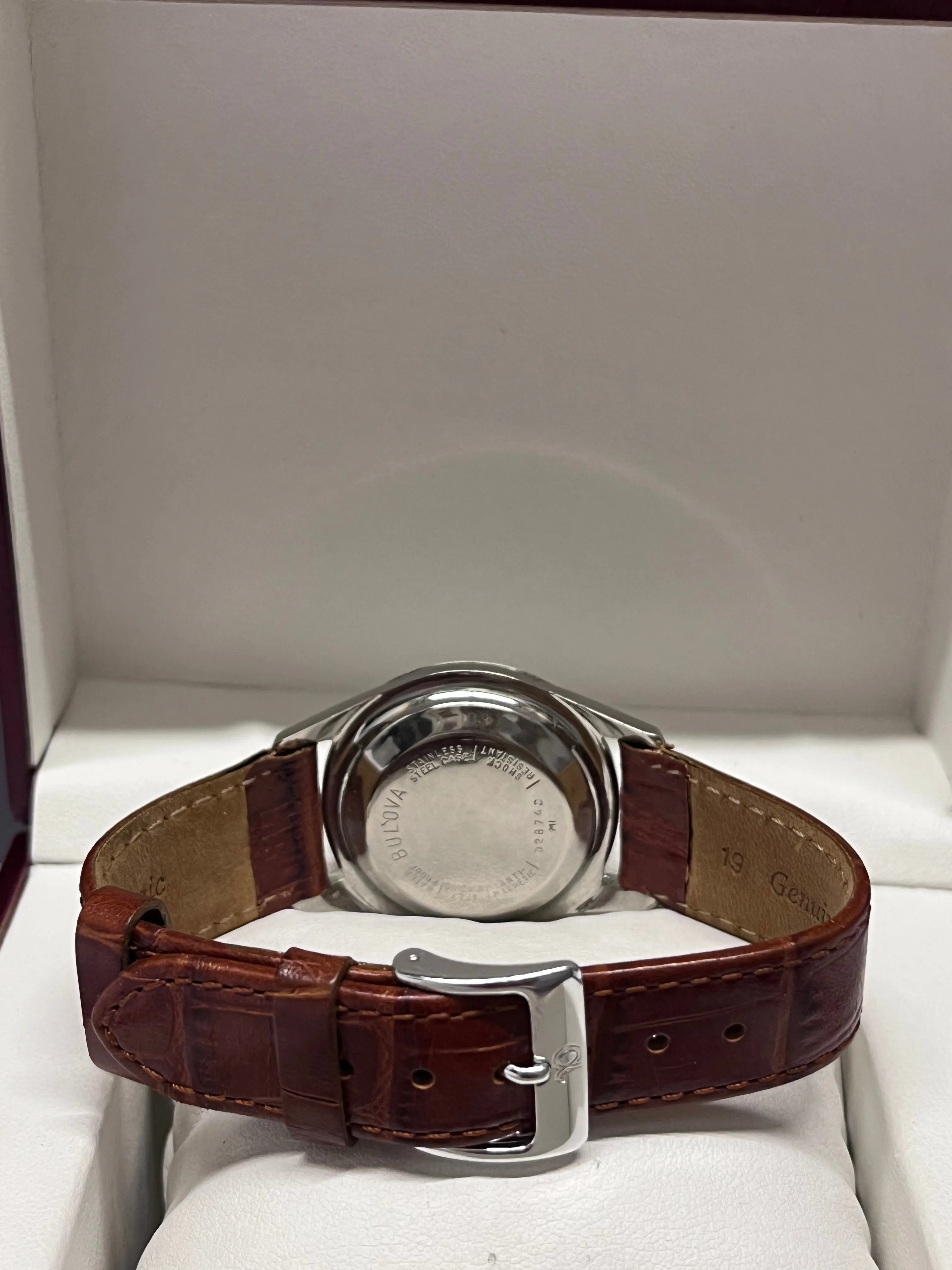 BULOVA Vintage 1950's SS Men's Wristwatch Beautiful Design - $6,5K APR w/ COA!!!