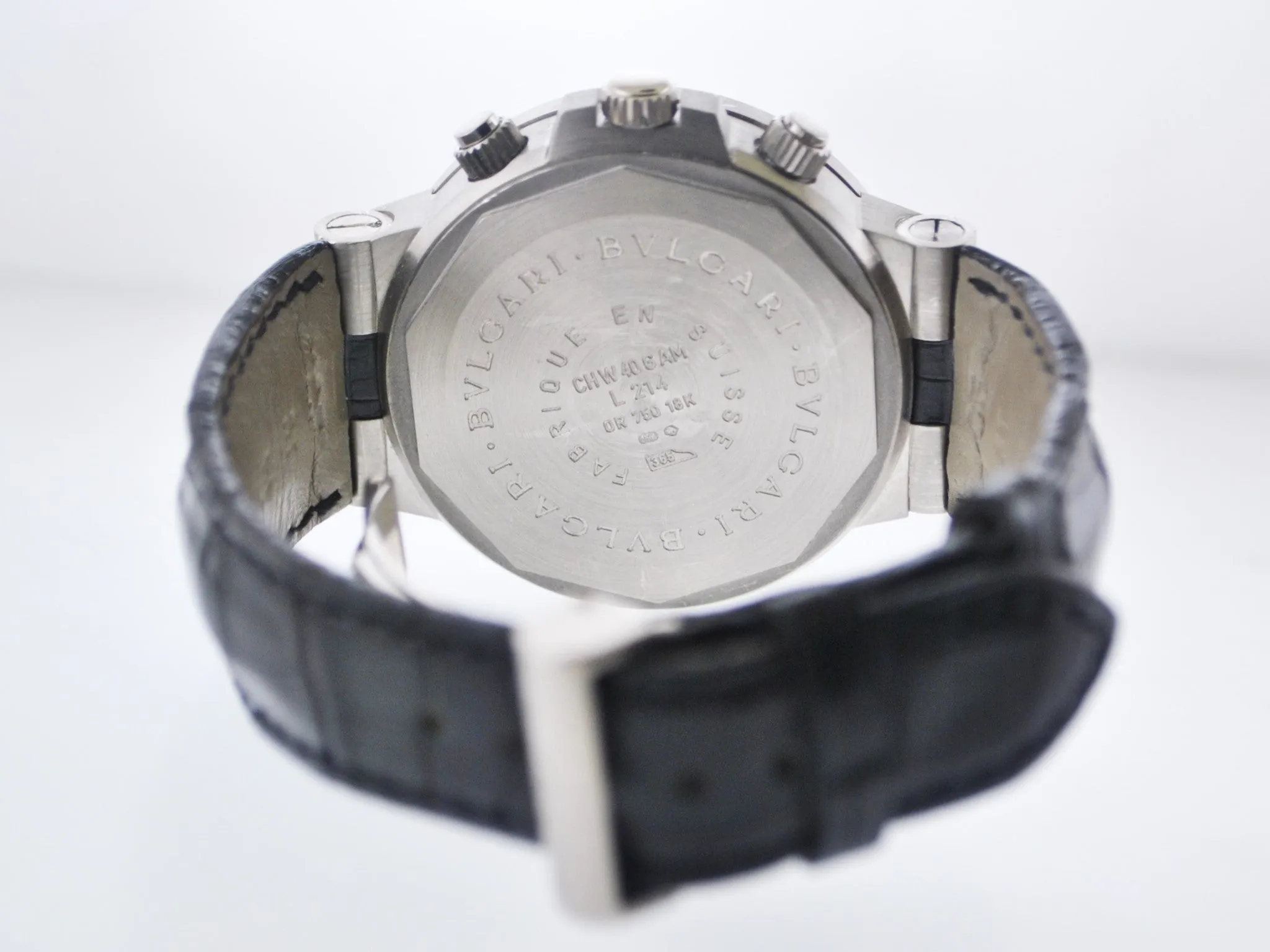 BVLGARI Diagono Regatta Chronograph Automatic Watch 18KWG - $25K VALUE!