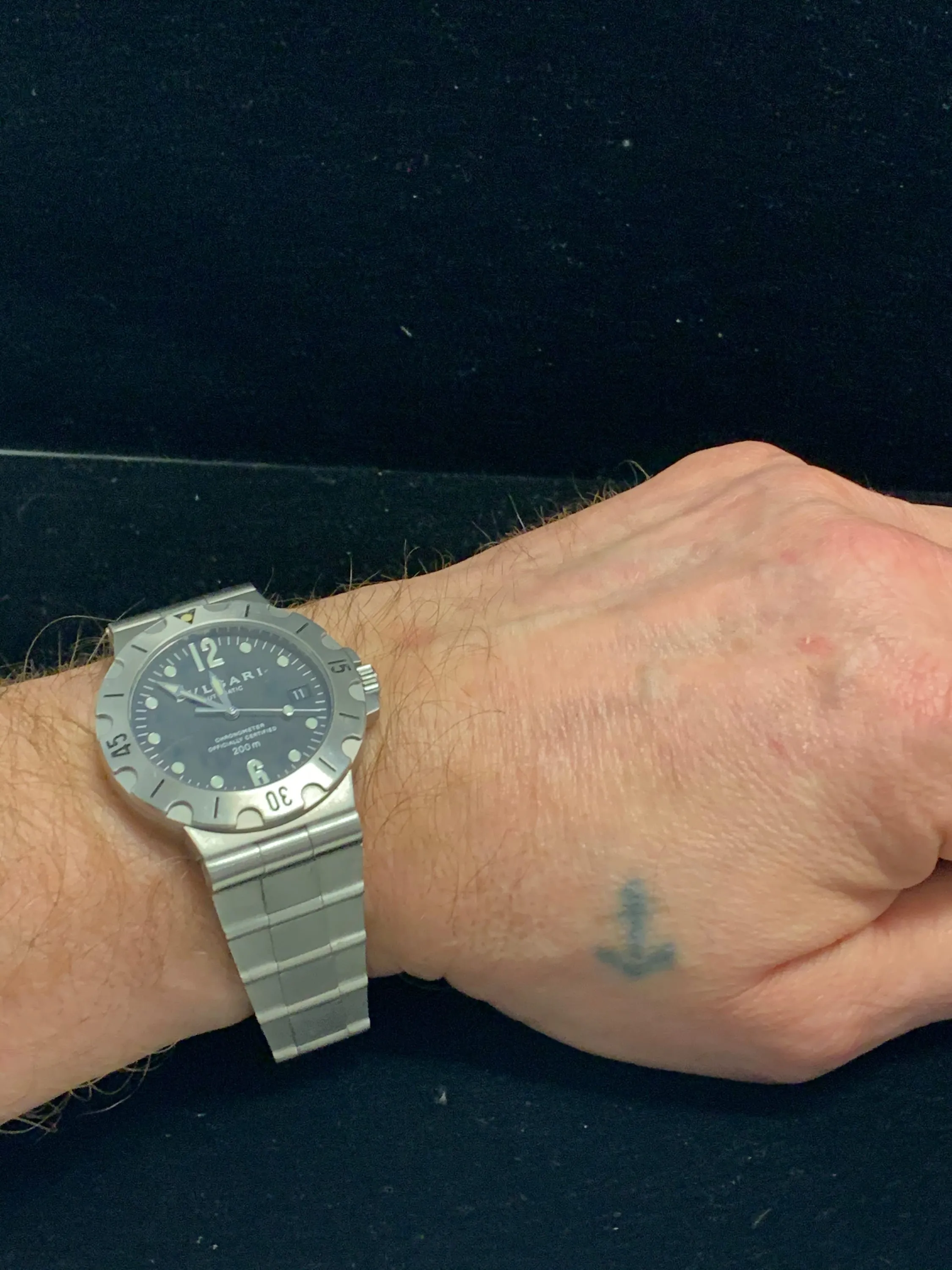 BVLGARI Sport Diving Watch Waterproof up to 600FT - $10K APR Value w/ CoA!