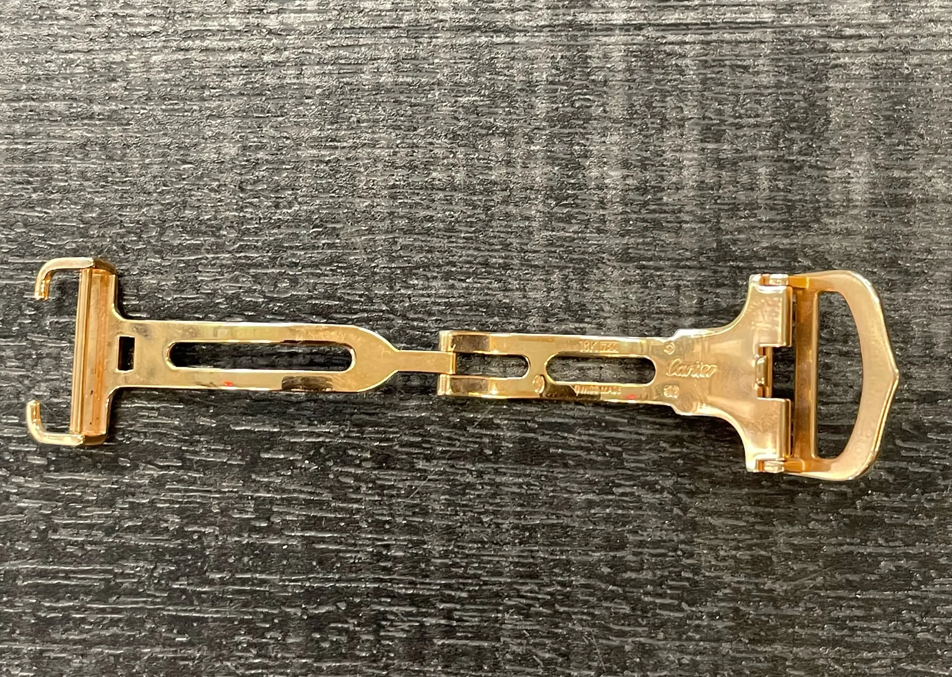 Cartier 18K Rose Gold Deployment Buckle - $7,500.00 APR w/ CoA!