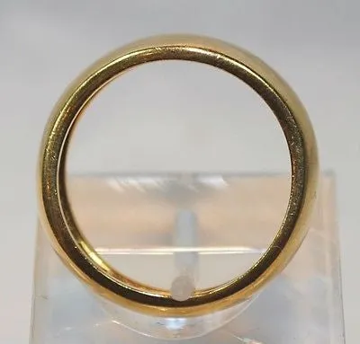 CARTIER 1970s Vintage Wavy Band Ring in 18K Yellow Gold - $15K VALUE