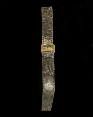 Cartier Black Crocodile Watch Strap For Deployment Buckle - $1,500 APR w/ CoA!!!