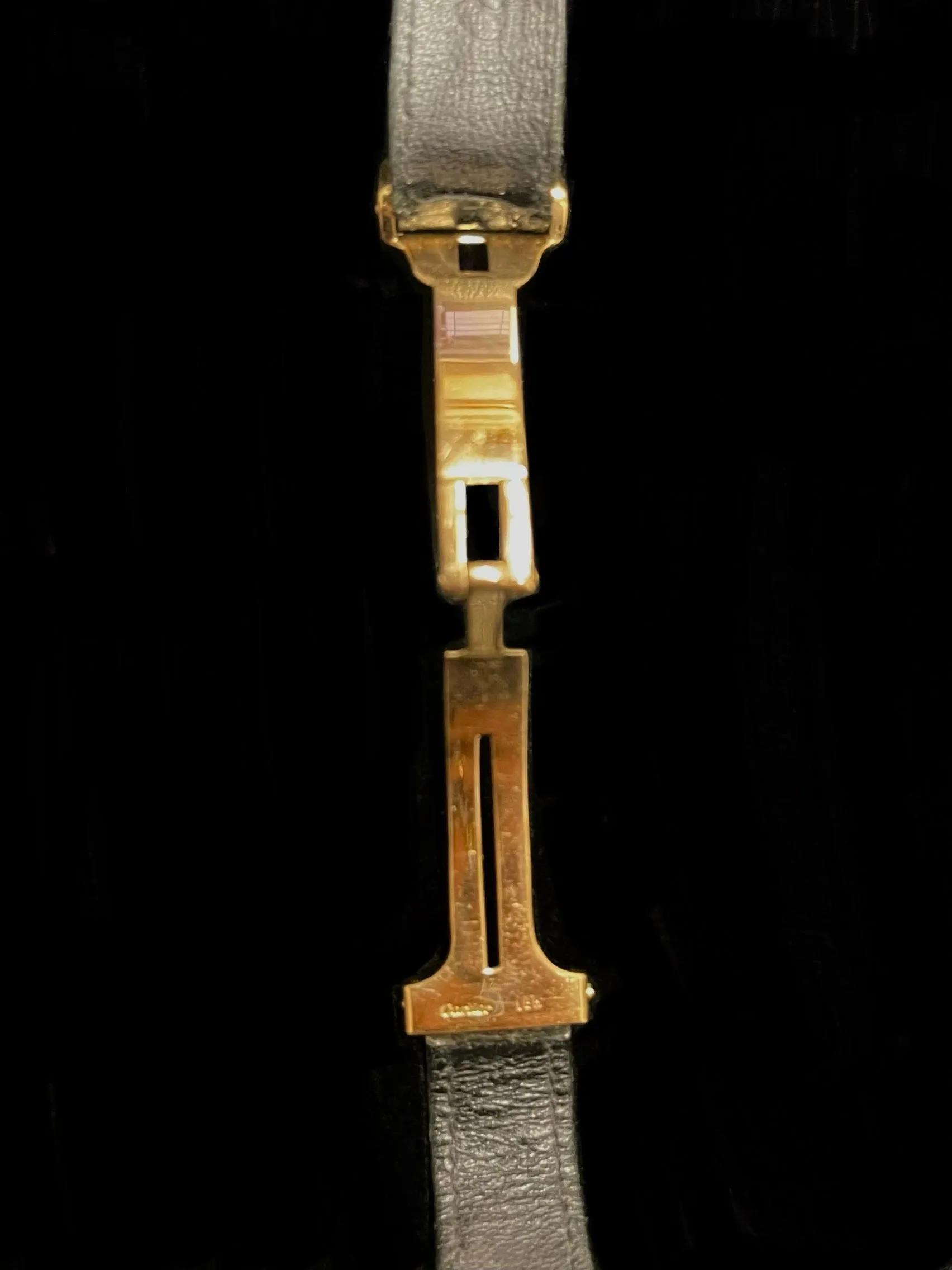 Cartier Black Crocodile Watch Strap For Deployment Buckle - $1,500 APR w/ CoA!!!