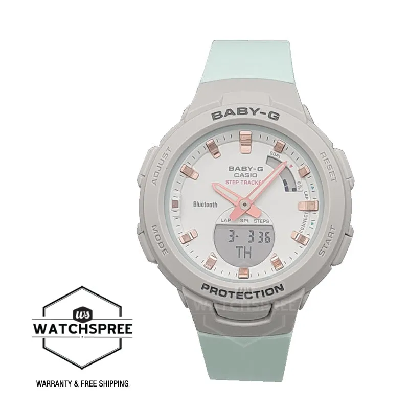 Casio Baby-G Bluetooth¶ô¶¸ Grey Resin Band Watch BSAB100MC-8A BSA-B100MC-8A