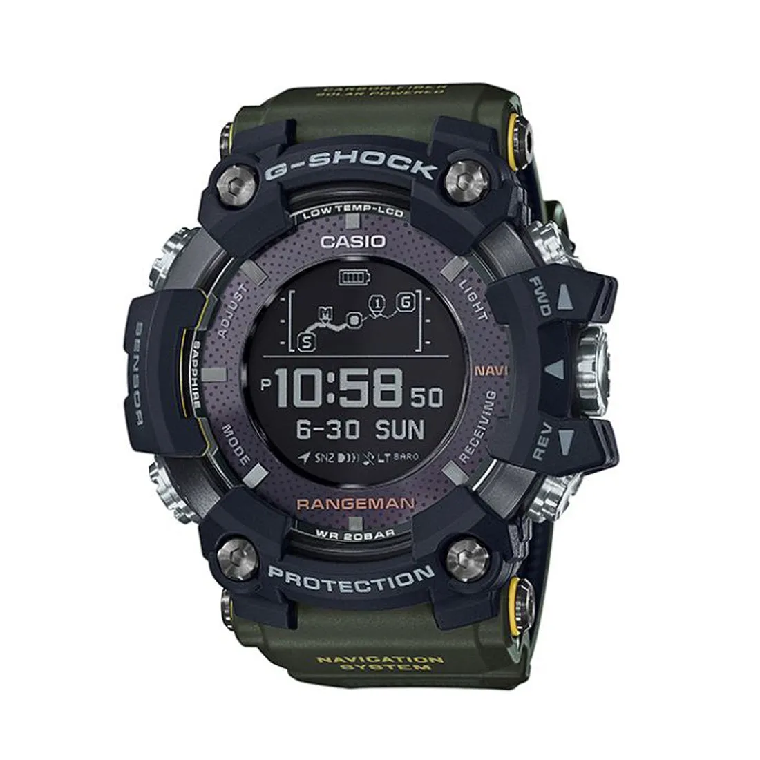 Casio G Shock Rangeman with GPS Navigation GPRB1000-1B