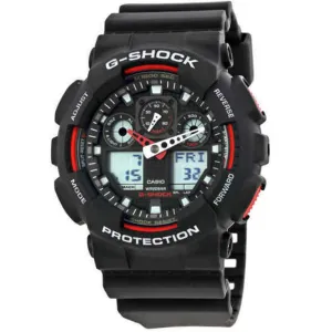 Casio Men's Classic Black Dial Watch - GA100-1A4