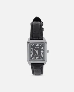Casio Women's LTPV007L-1B Black/Silver