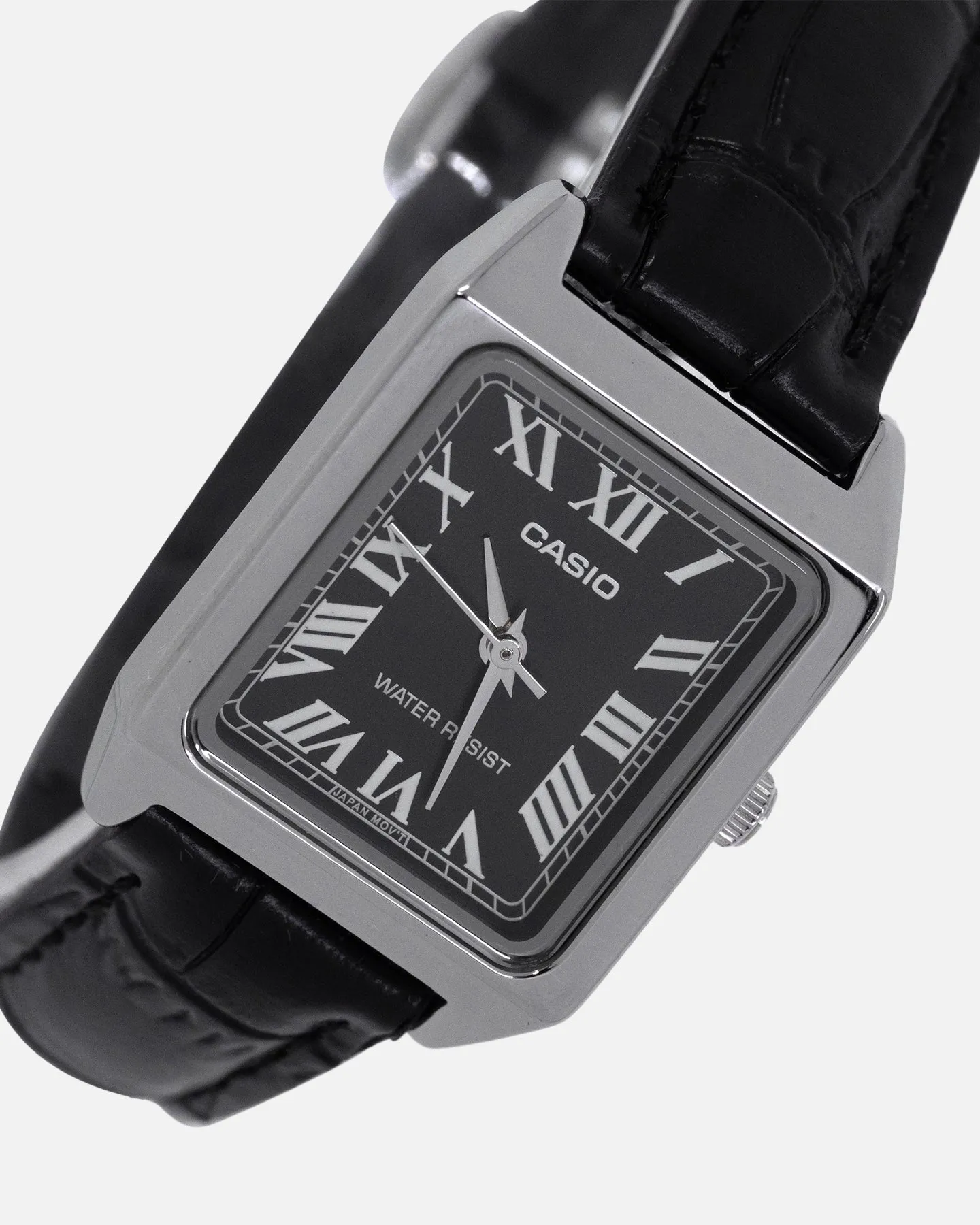 Casio Women's LTPV007L-1B Black/Silver
