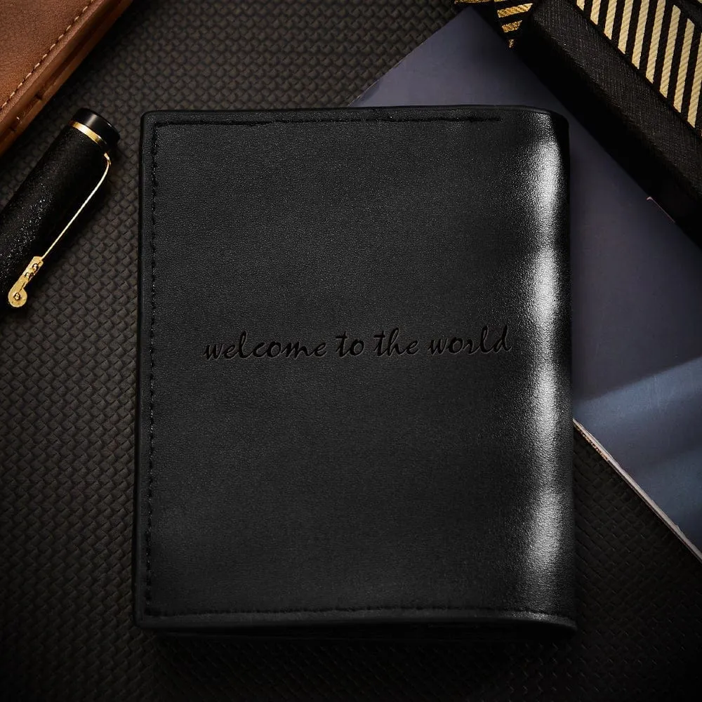 Custom Money Clip Wallet With Zipper Coin Pouch Valentine's Day Gifts For Lovers