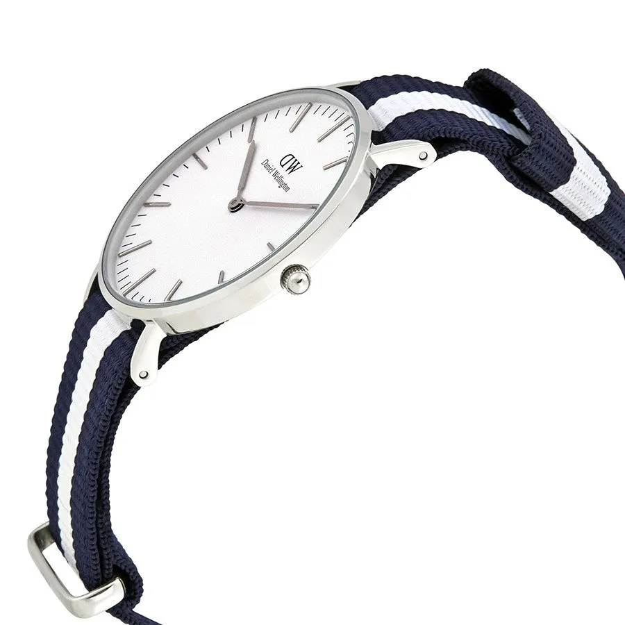 Daniel Wellington Classic Glasgow 36mm Women's Silver Watch DW00100047
