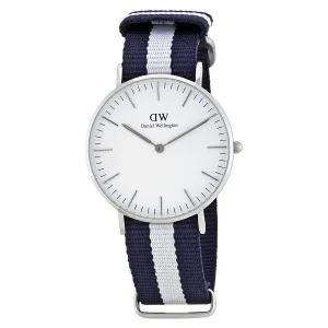 Daniel Wellington Classic Glasgow 36mm Women's Silver Watch DW00100047