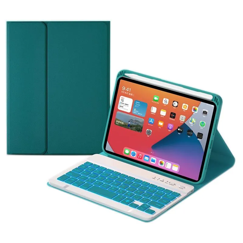 Detachable Bluetooth Keyboard Case For Ipad Mini 6 With Colourful Backlight & Holder