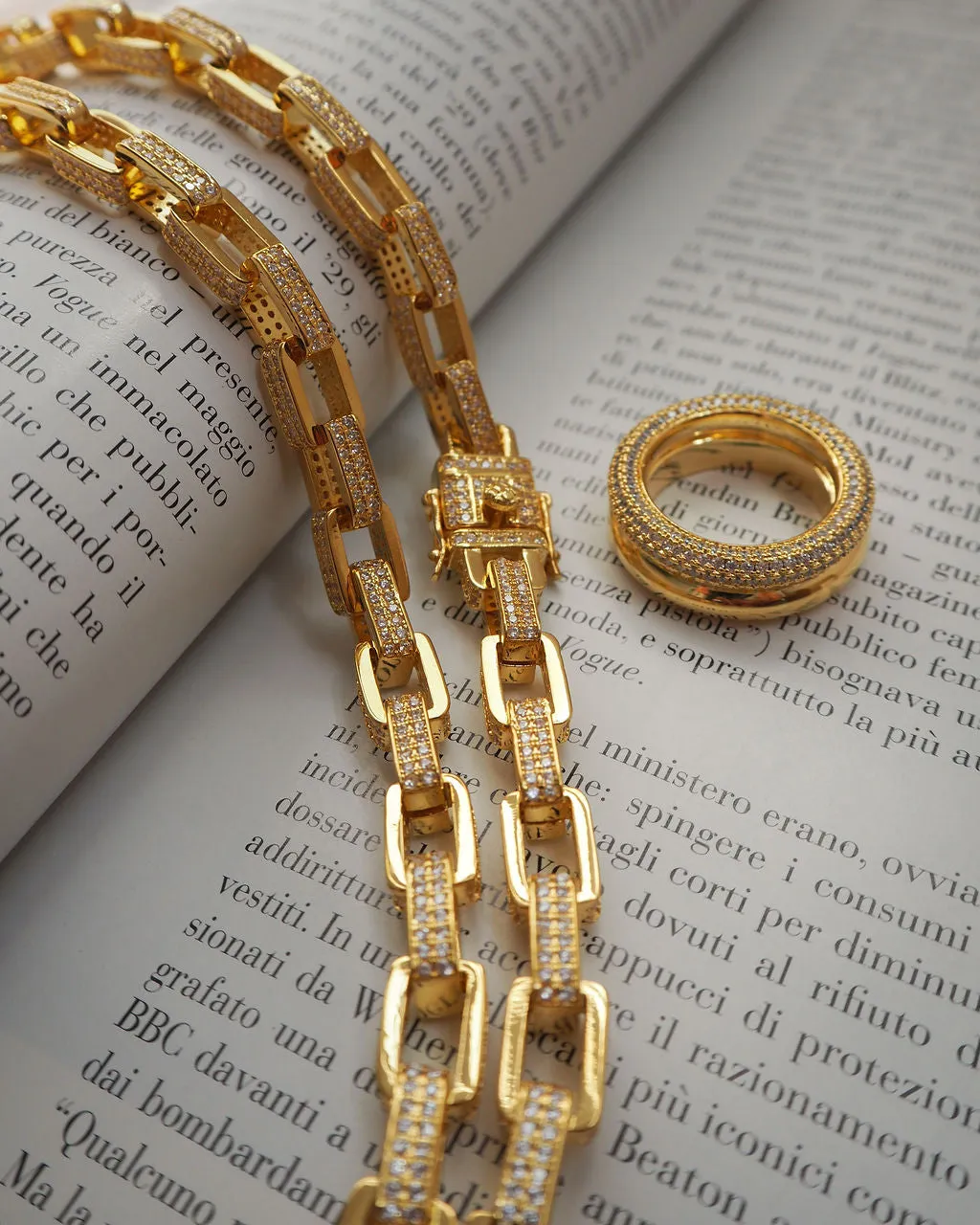Double Amalfi Ring in Gold Size 6