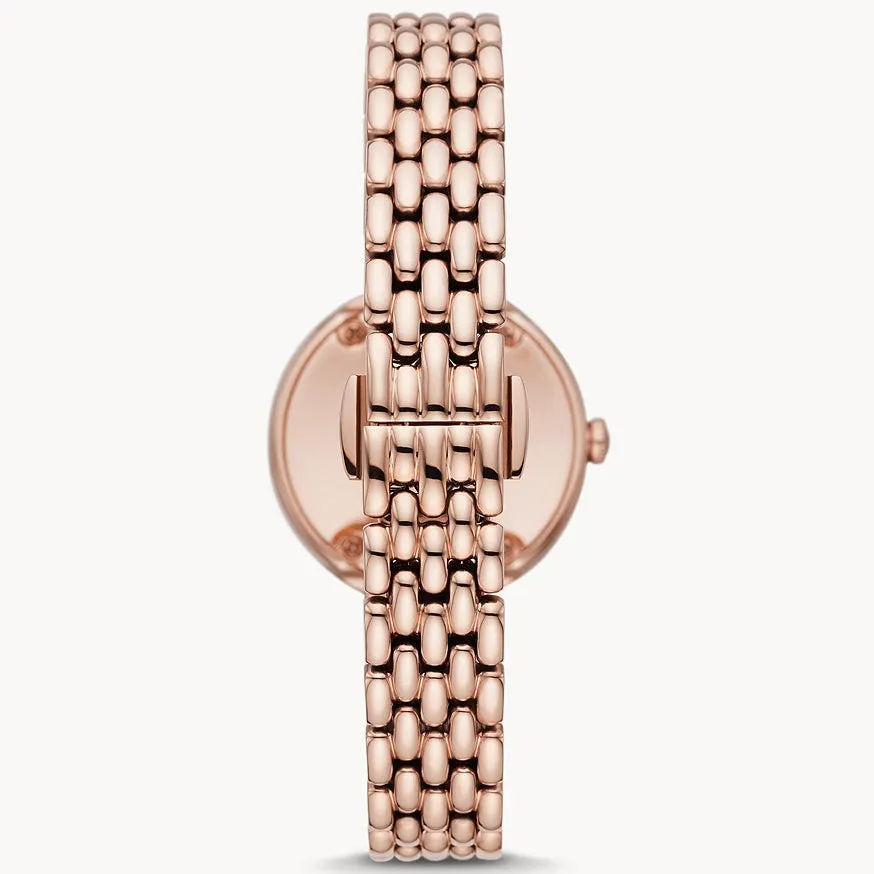 EA Watch Two Hand Rose Gold Ladies D