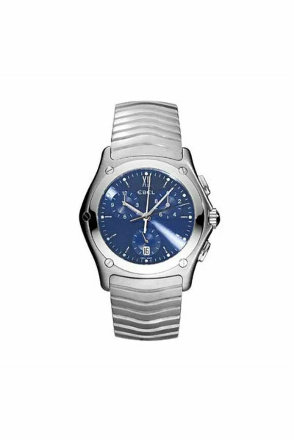 ebel classic wave 41mm stainless steel men's watch