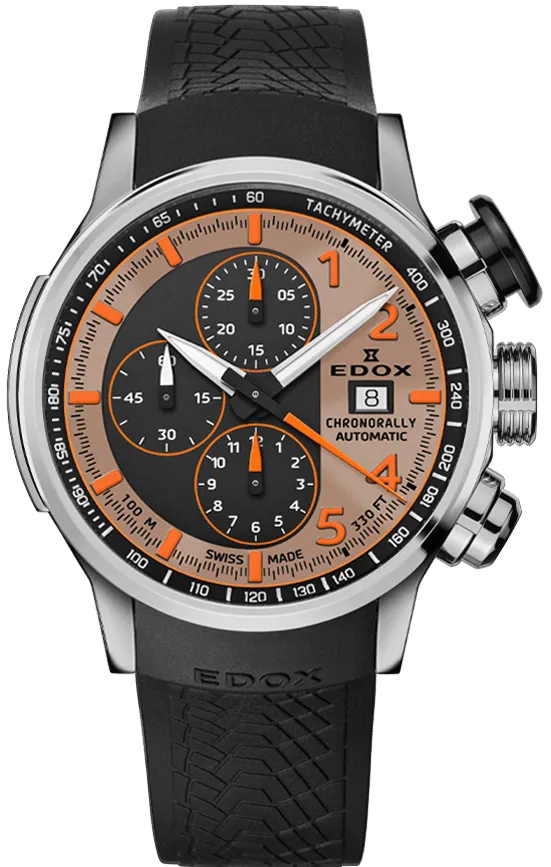 Edox Chronorally Chronograph Titinium