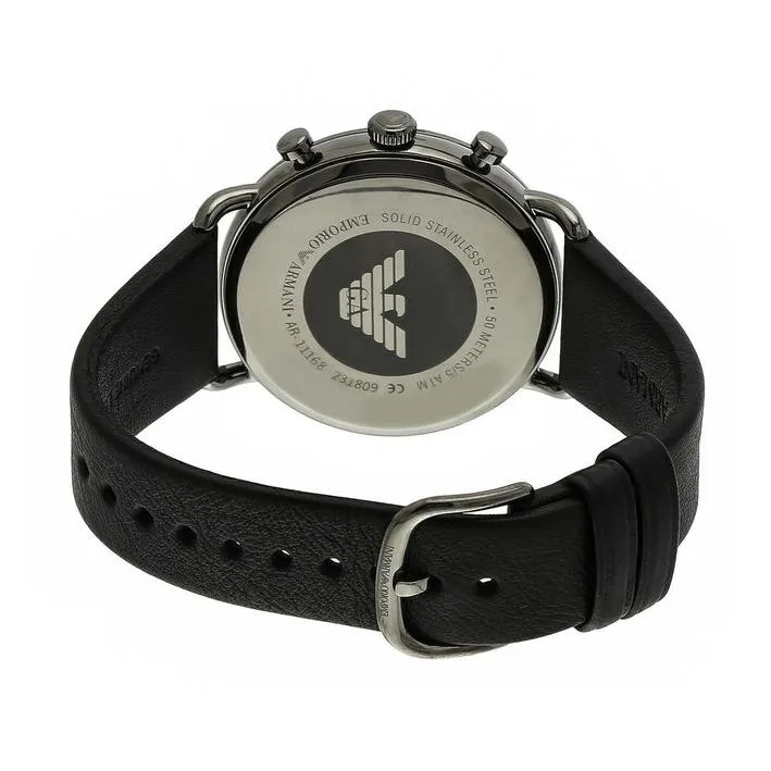 Emporio Armani Men's Aviator Black Watch AR11168