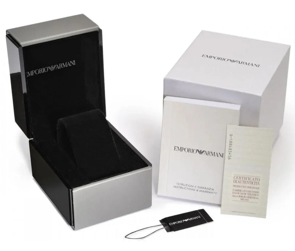 Emporio Armani Men's Aviator Black Watch AR11168