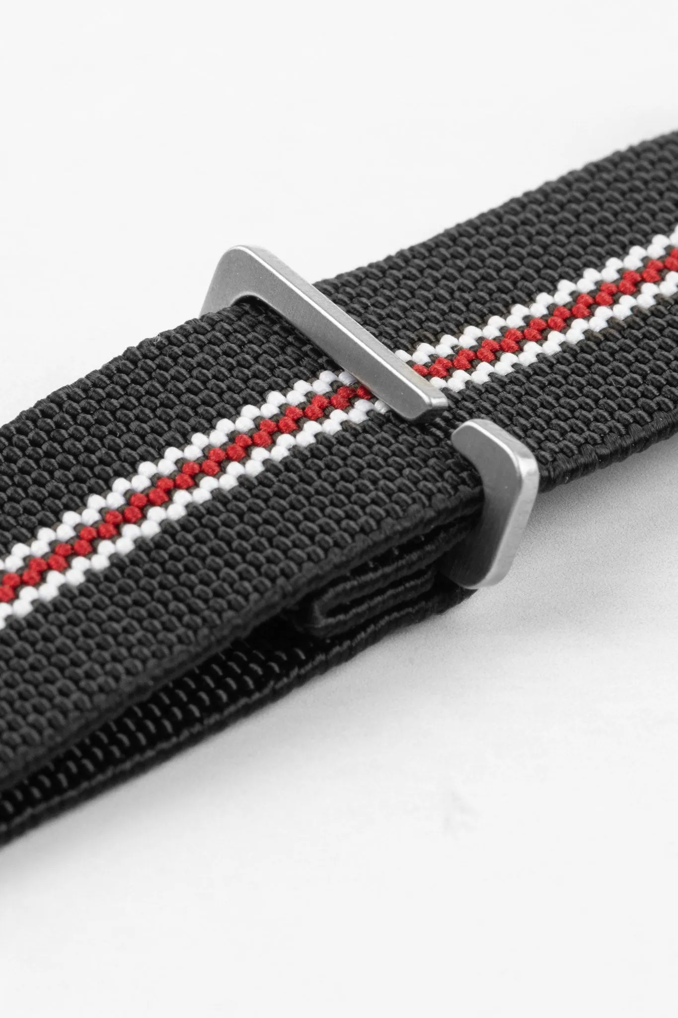 Erika's Originals CORSA MN™ Strap with RED Centerline - BRUSHED Hardware