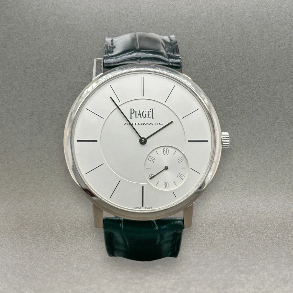 Estate 18K W Gold Piaget Altiplano Men’s Automatic Watch Ref#P10697
