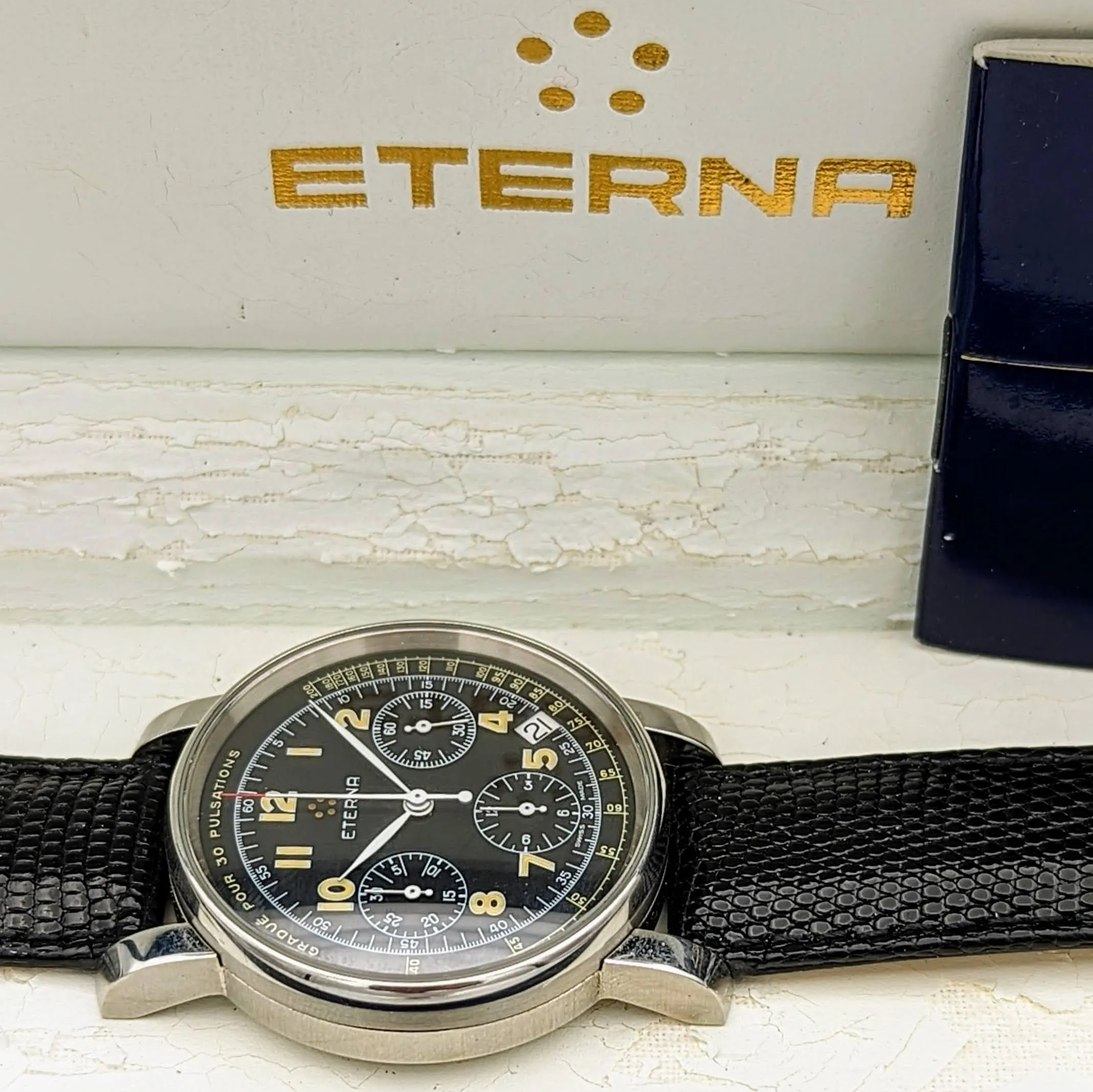 ETERNA Air Force Pulsometer Chronograph - Doctor's Watch - Special Edition No. 032