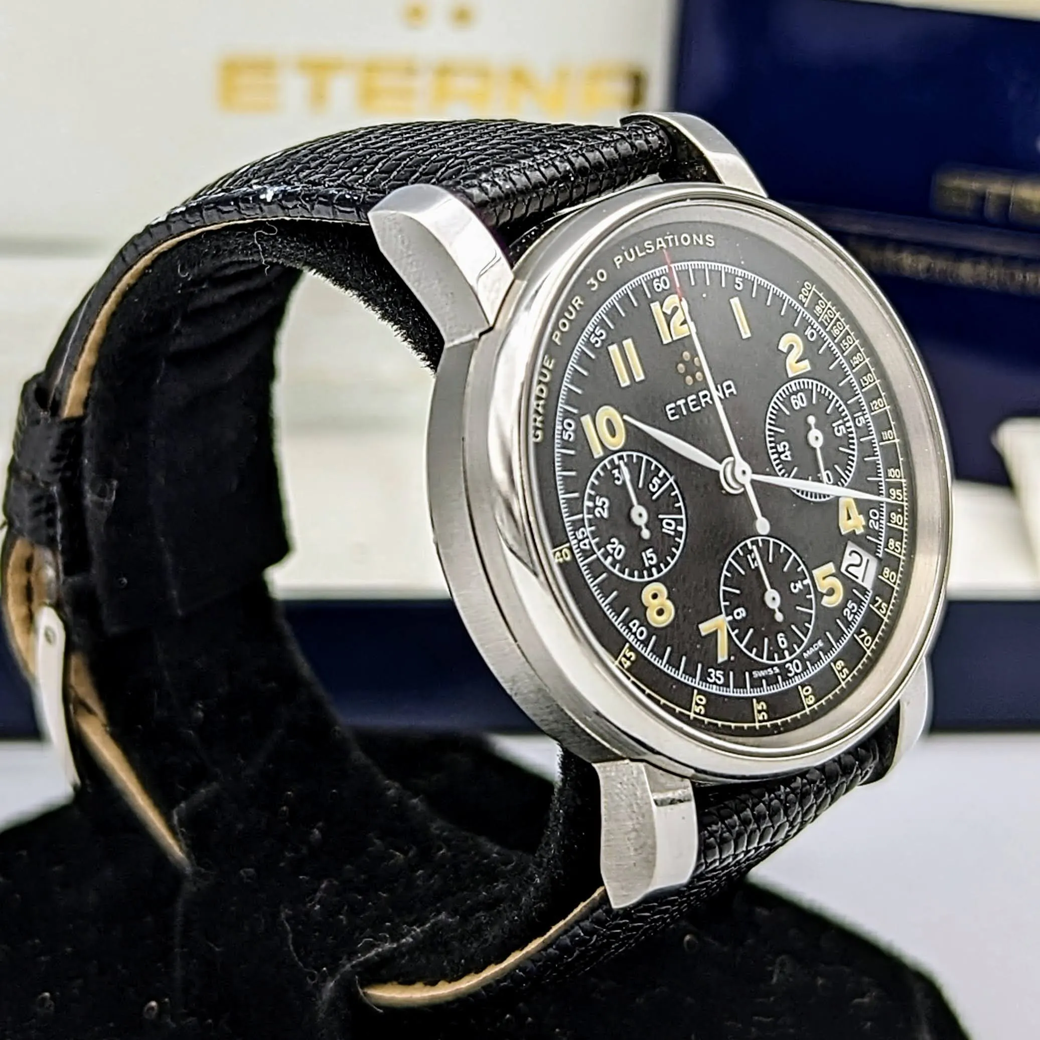 ETERNA Air Force Pulsometer Chronograph - Doctor's Watch - Special Edition No. 032