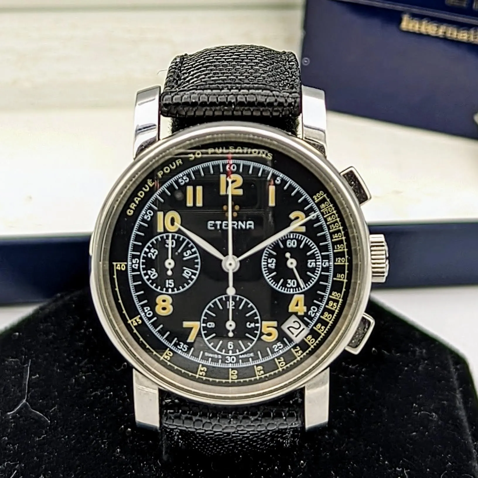 ETERNA Air Force Pulsometer Chronograph - Doctor's Watch - Special Edition No. 032