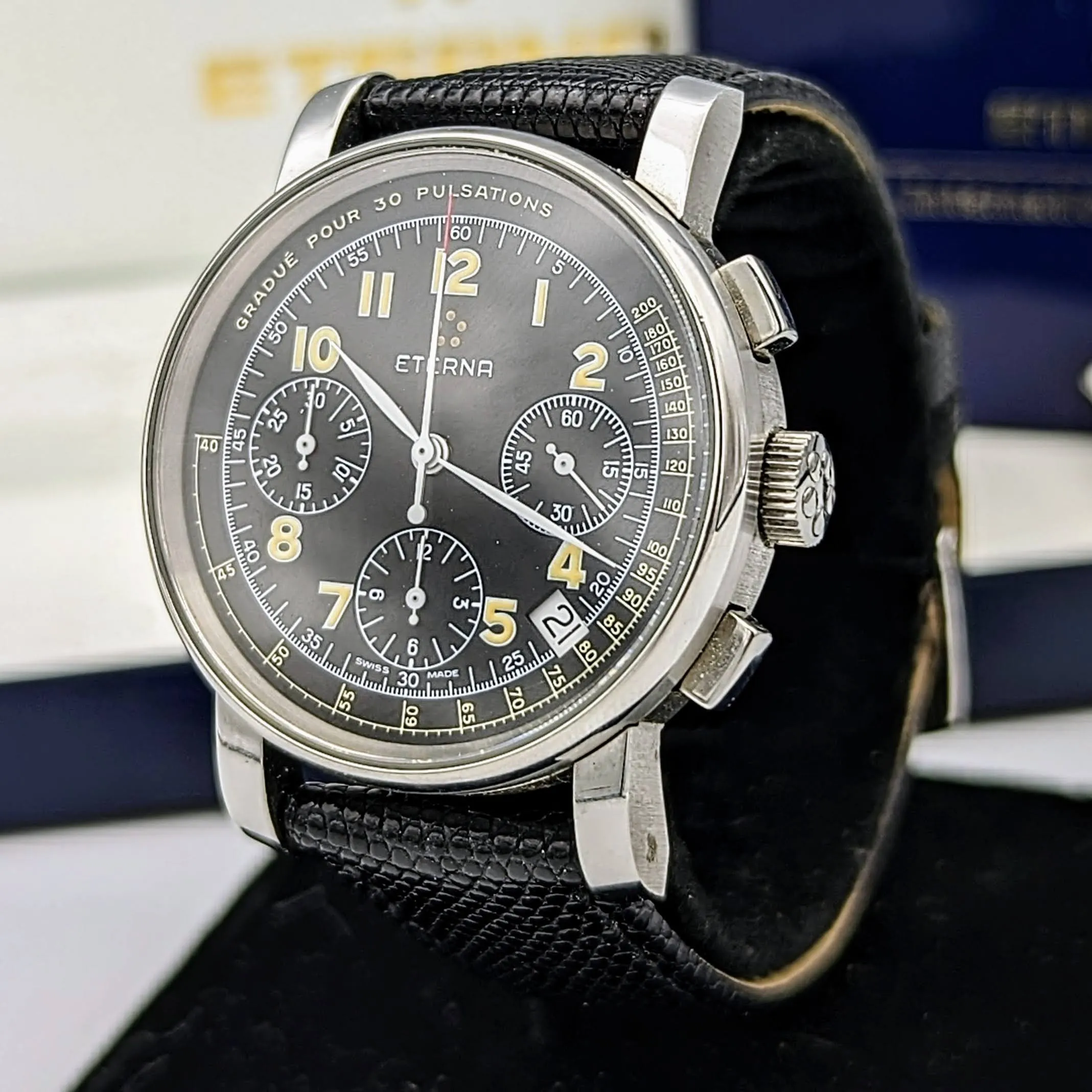 ETERNA Air Force Pulsometer Chronograph - Doctor's Watch - Special Edition No. 032