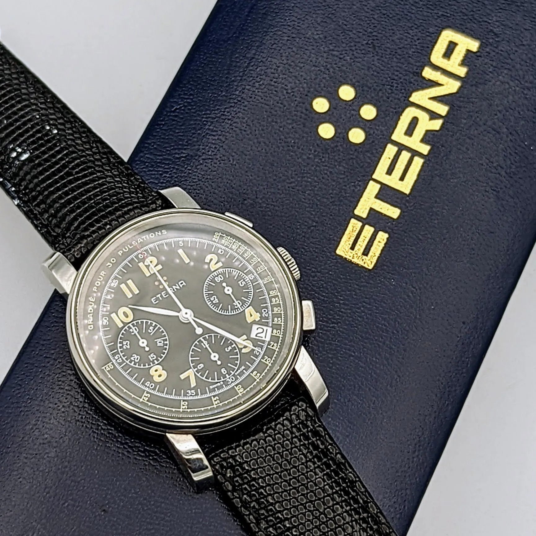 ETERNA Air Force Pulsometer Chronograph - Doctor's Watch - Special Edition No. 032