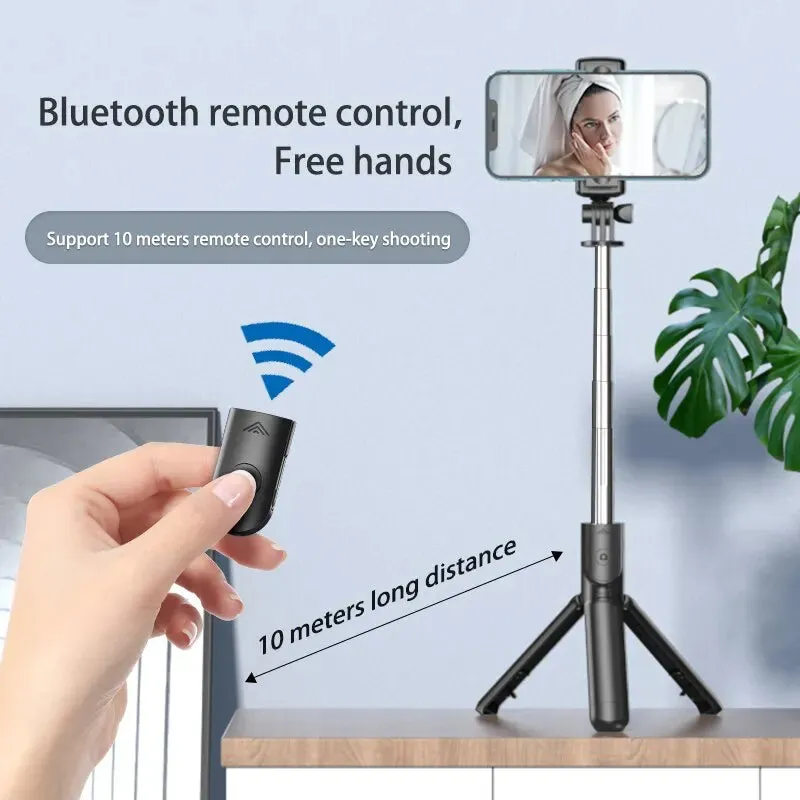 Extendable Tooth Selfie Stick with Remote