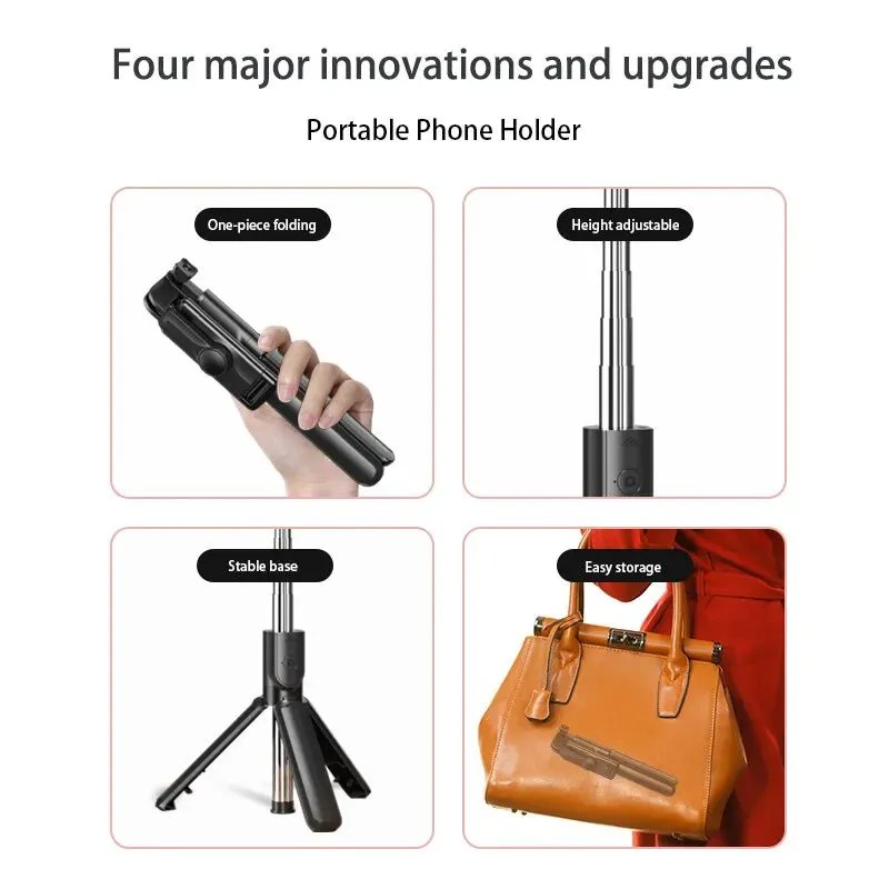 Extendable Tooth Selfie Stick with Remote