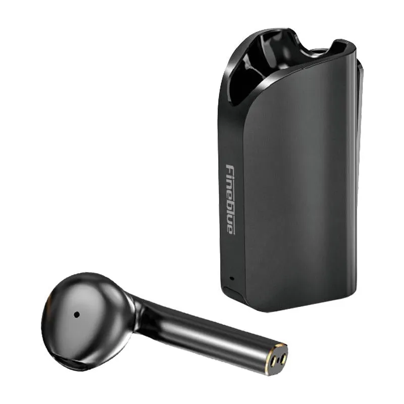 F5 Pro Cvc8.0 Noise Reduction Unilateral Bluetooth Earphone Black