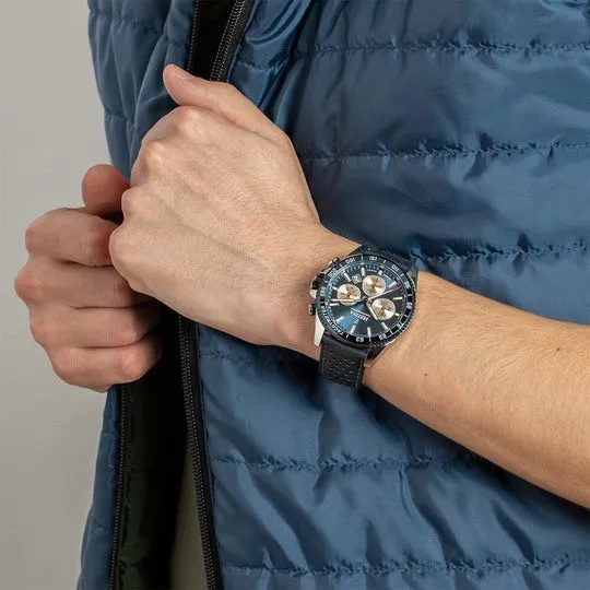 Festina Blue Dial Blue Leather Strap Men's Watch F20561/2