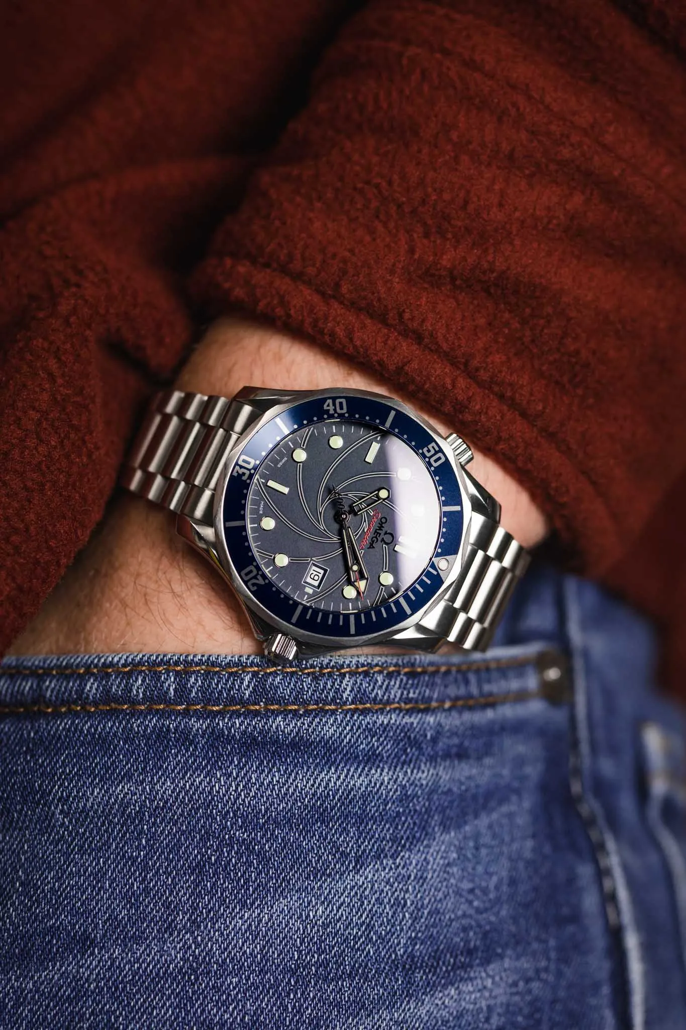 Forstner PRESIDENT (1450) Stainless Steel Watch Bracelet for OMEGA Seamaster