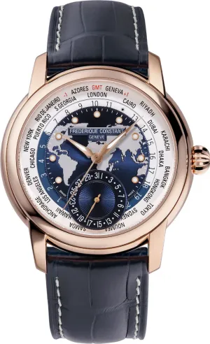 Frederique Constant Watch Classics Worldtimer Manufacture Limited Edition