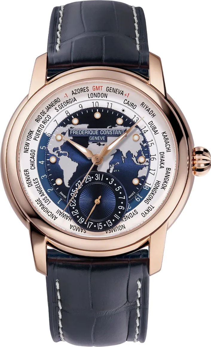 Frederique Constant Watch Classics Worldtimer Manufacture Limited Edition