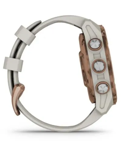 Garmin Descent Mk3i – 43 mm Bronze PVD Titanium with French Gray Silicone Band