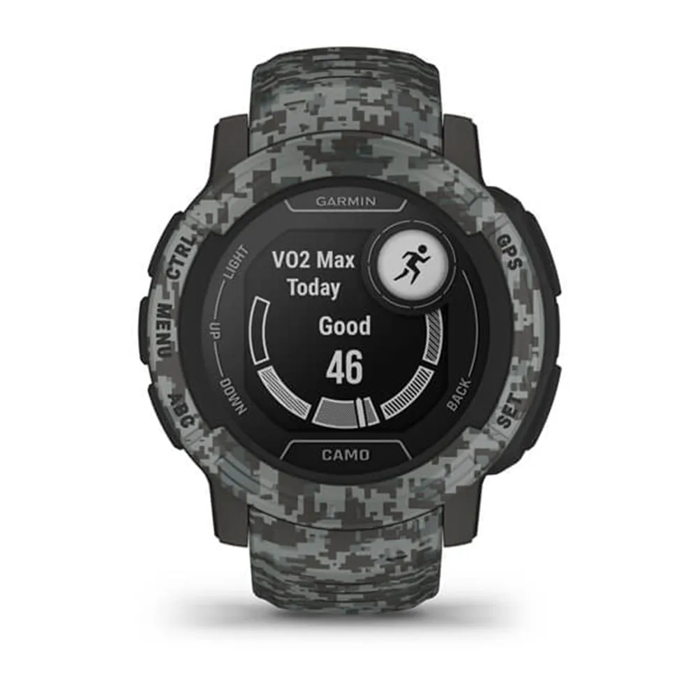Garmin Instinct 2 - Camo Edition Graphite Camo Smaller-Sized Multi-GNSS Support Watch - 010-02626-13