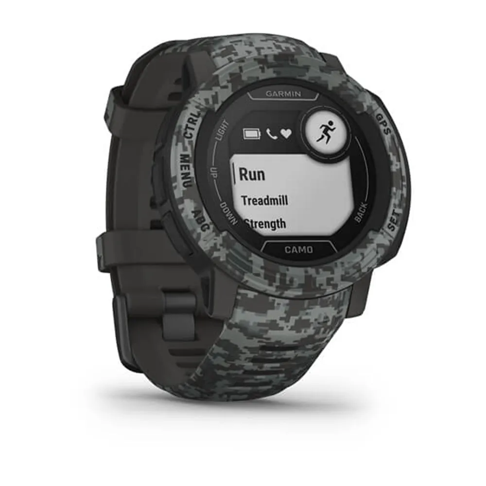 Garmin Instinct 2 - Camo Edition Graphite Camo Smaller-Sized Multi-GNSS Support Watch - 010-02626-13