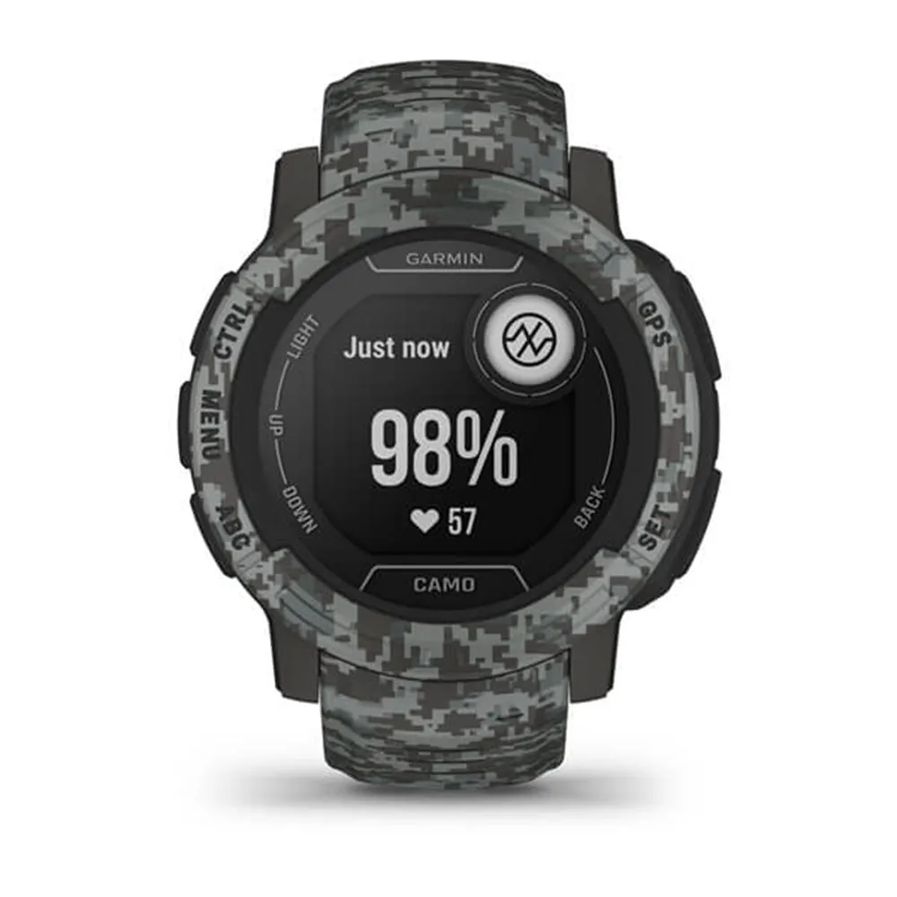 Garmin Instinct 2 - Camo Edition Graphite Camo Smaller-Sized Multi-GNSS Support Watch - 010-02626-13