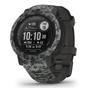 Garmin Instinct 2 - Camo Edition Graphite Camo Smaller-Sized Multi-GNSS Support Watch - 010-02626-13