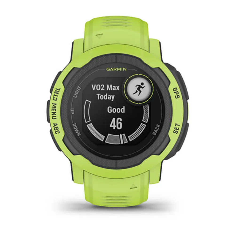 Garmin Instinct 2 - Standard Edition Electric Lime Smaller-Sized Multi-GNSS Support Watch - 010-02626-11