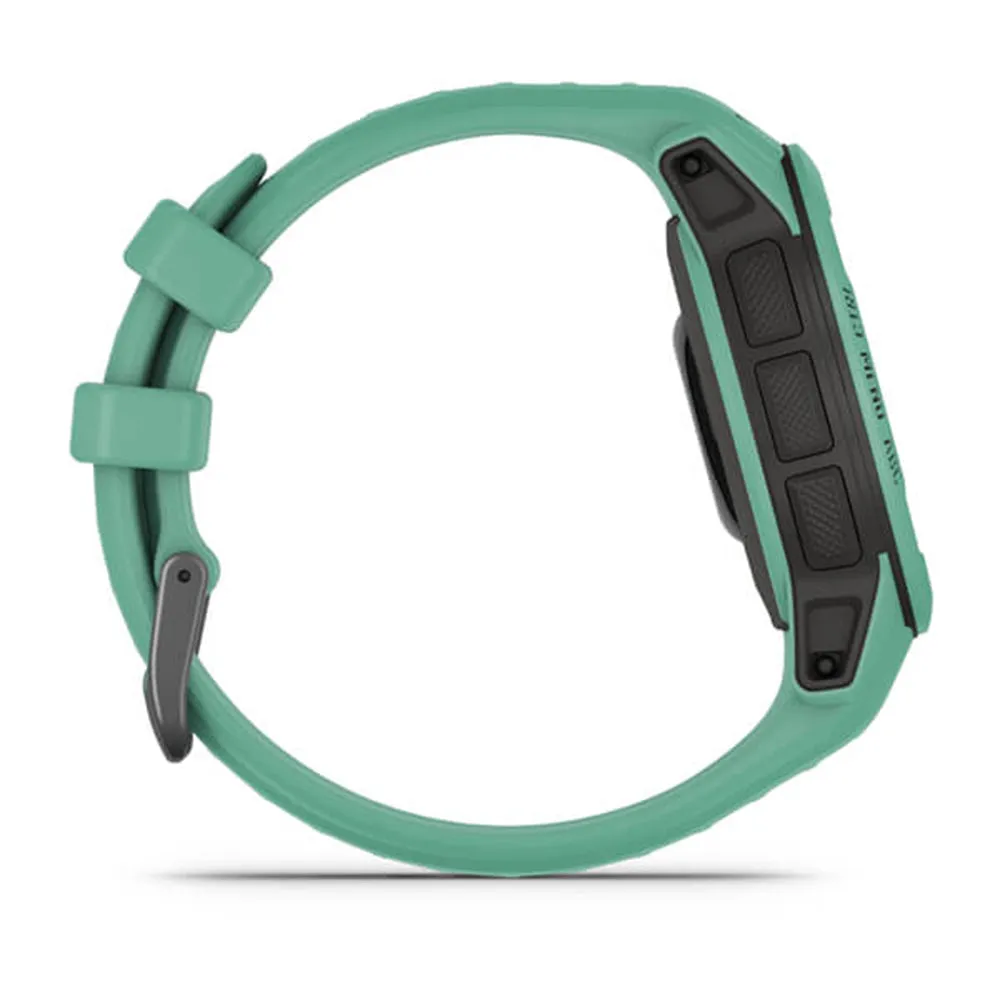 Garmin Instinct 2S Solar Mist Gray Smaller-Sized Rugged Outdoor Solar Charging Capabilities Multi-GNSS Support Watch - 010-02627-11