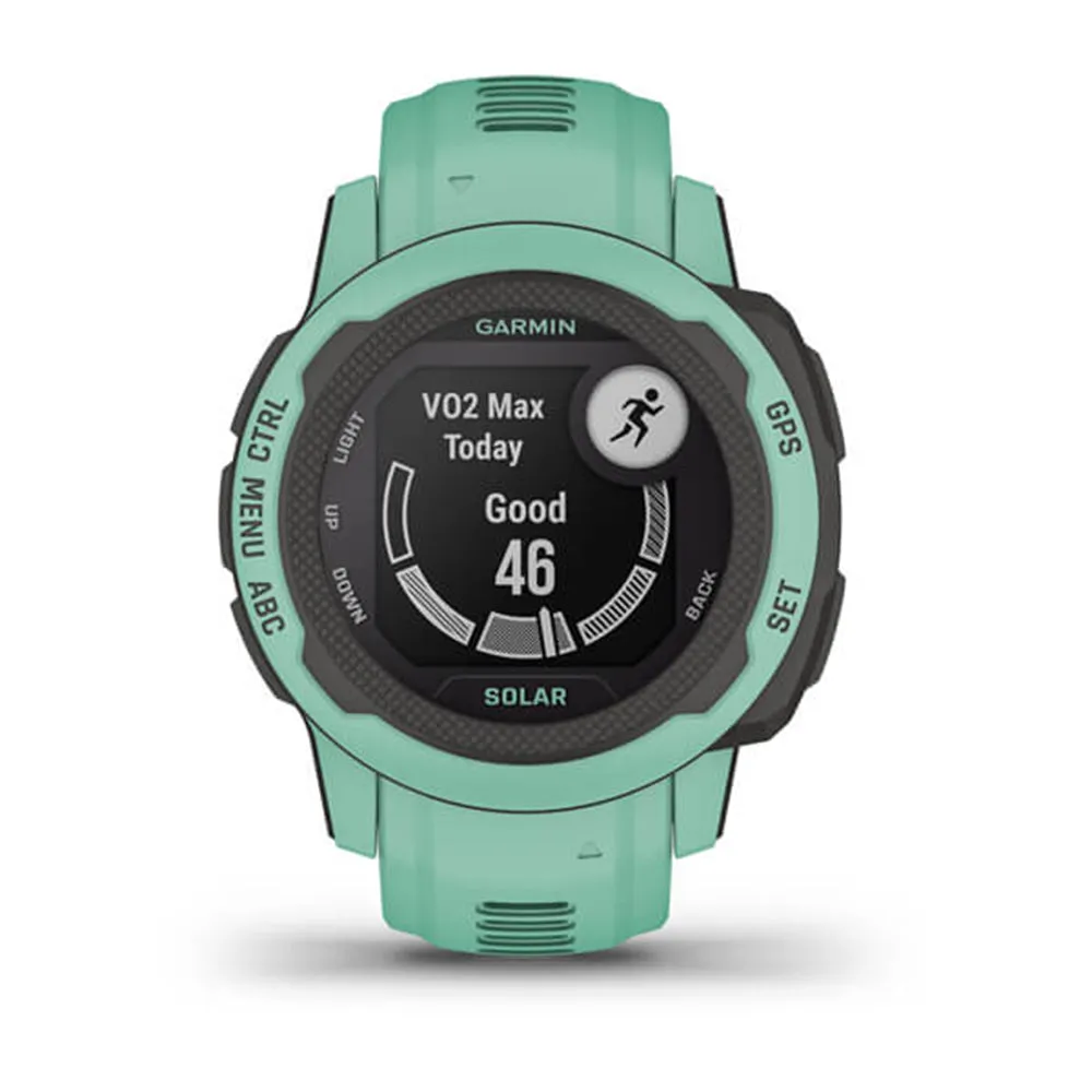 Garmin Instinct 2S Solar Mist Gray Smaller-Sized Rugged Outdoor Solar Charging Capabilities Multi-GNSS Support Watch - 010-02627-11