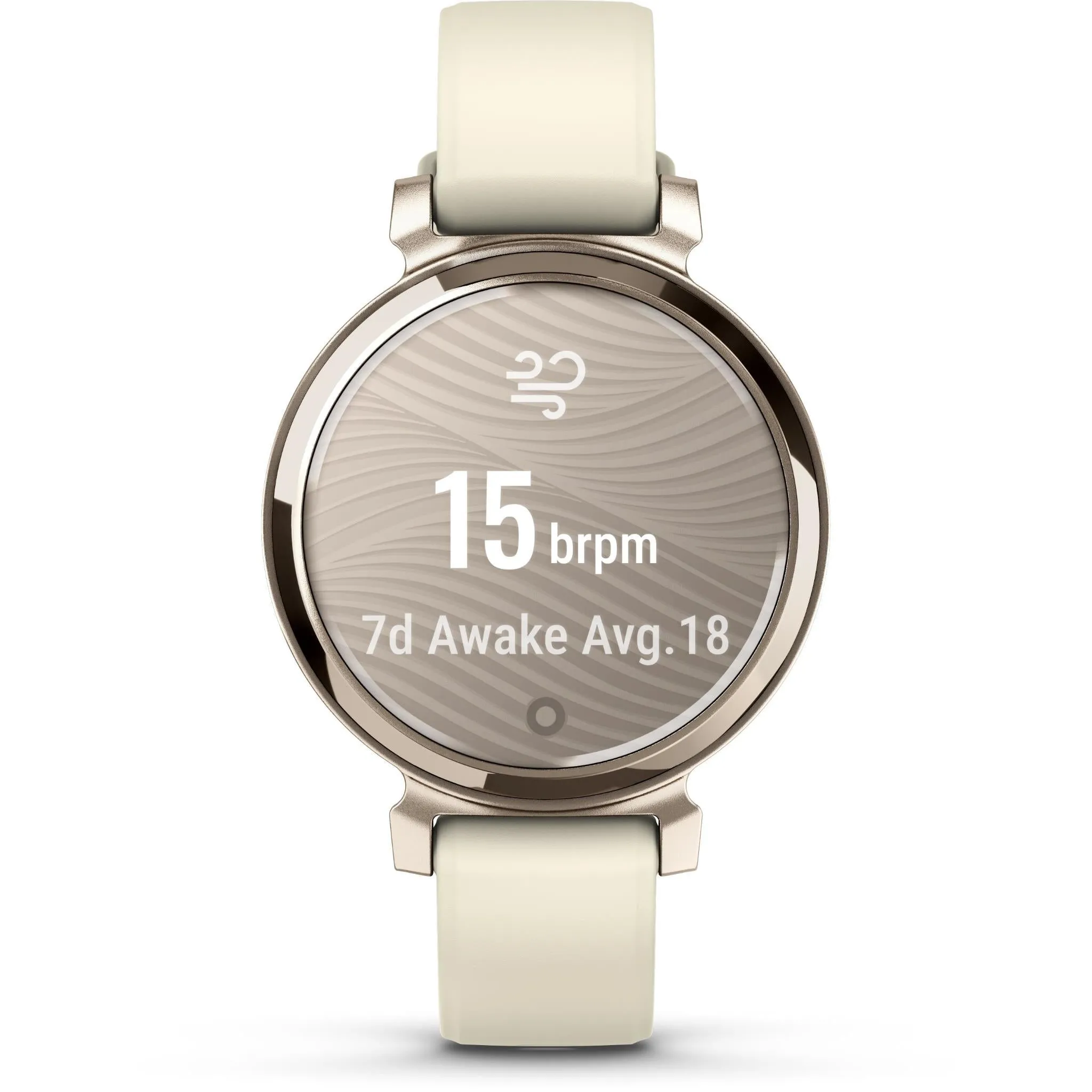 Garmin Lily 2 with Silicone Band (Cream Gold/Coconut) - AU Version