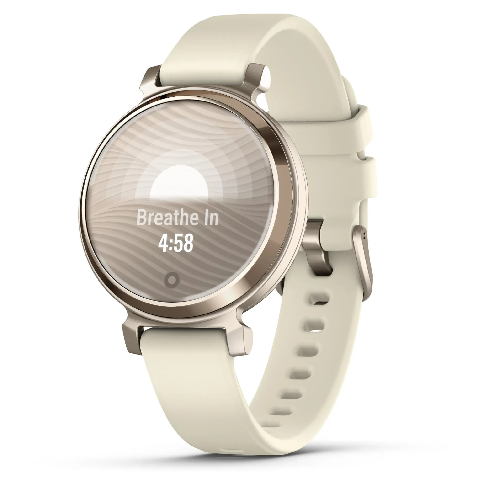 Garmin Lily 2 with Silicone Band (Cream Gold/Coconut) - AU Version