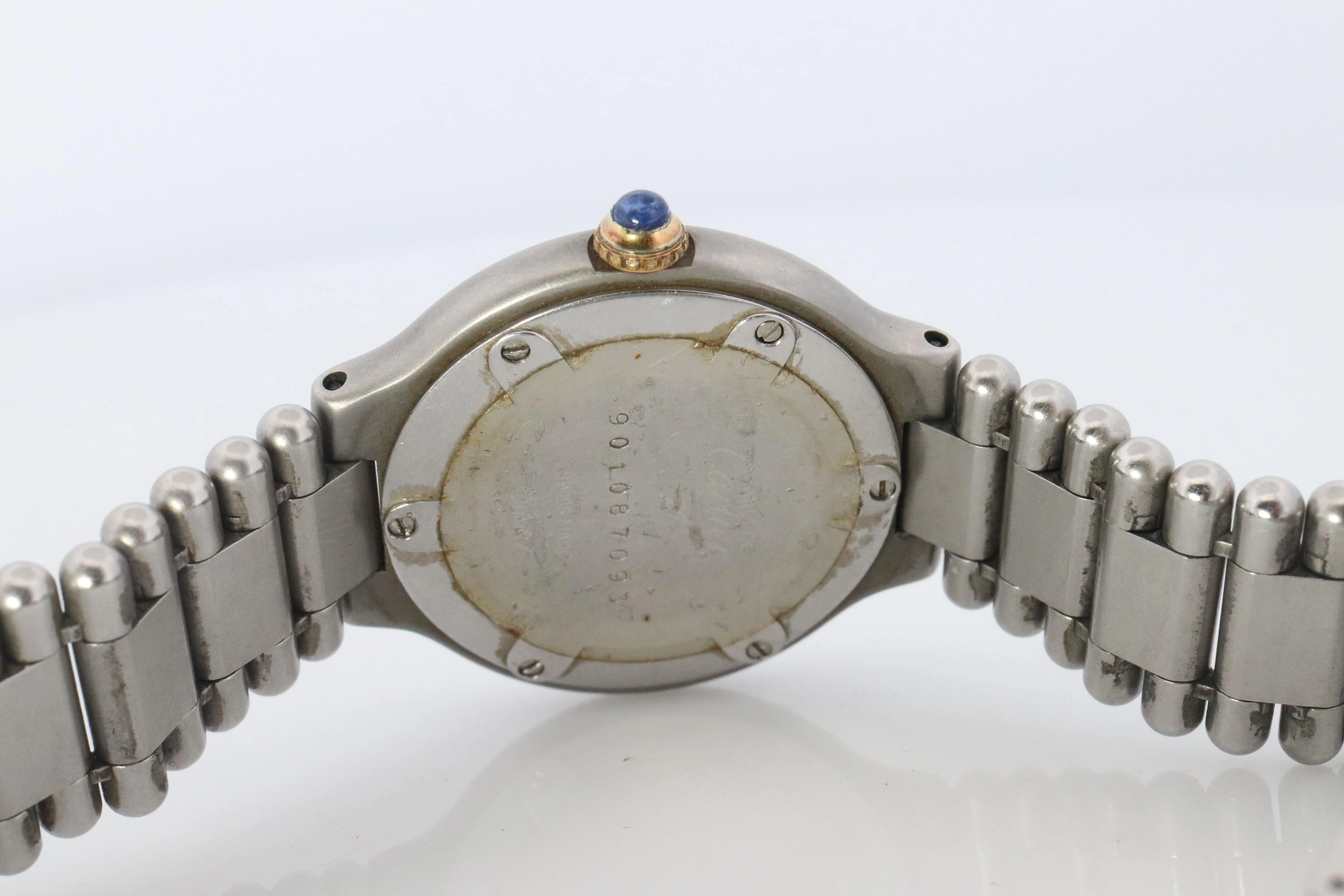 Genuine Cartier 9010 Watch. Must de Cartier 21 Stainless Steel Quartz Watch.