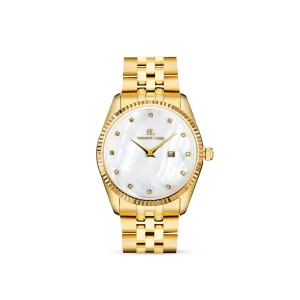 Gold Pearl Link Belgravia 36 Watch