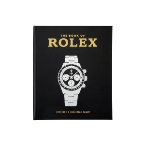 Graphic Image The Book of Rolex Black Bonded Leather