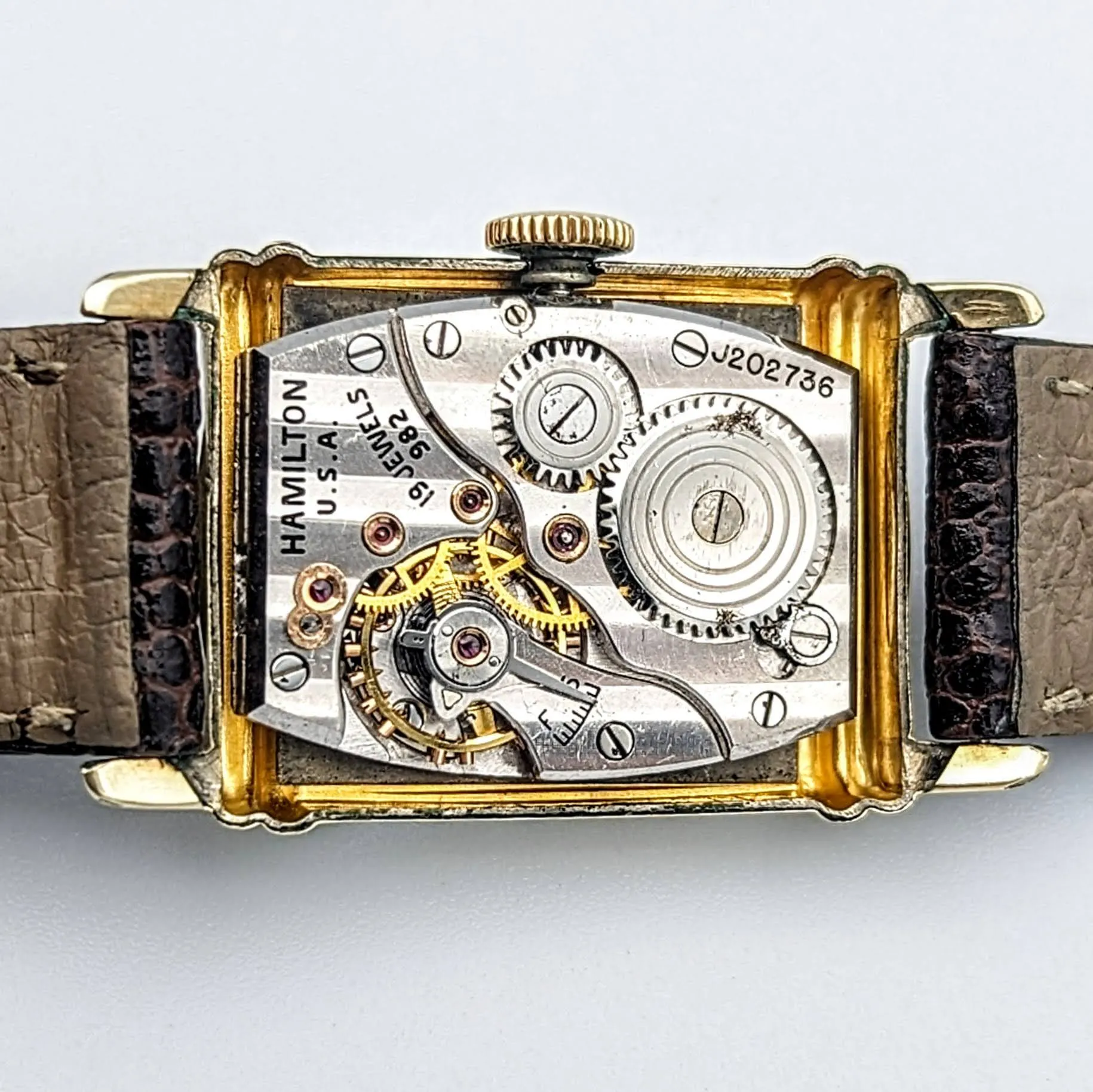 HAMILTON 1941 LESTER Watch Grade 982 19 Jewels USA Made Wristwatch